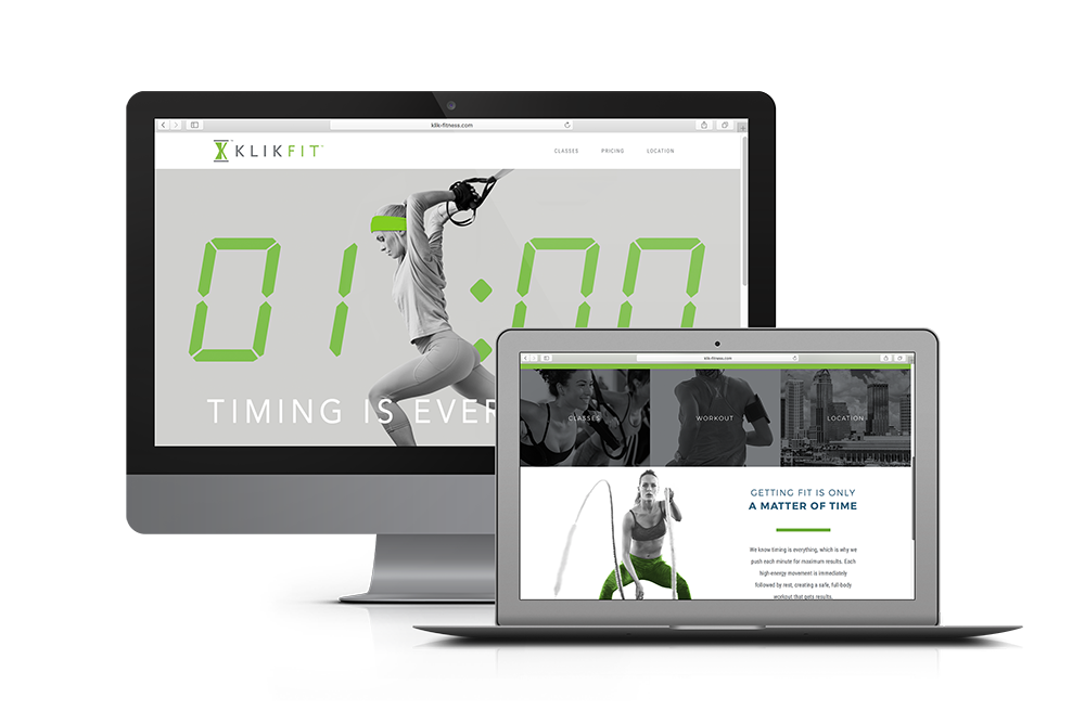 KlikFit: Fitness Studio Website Design